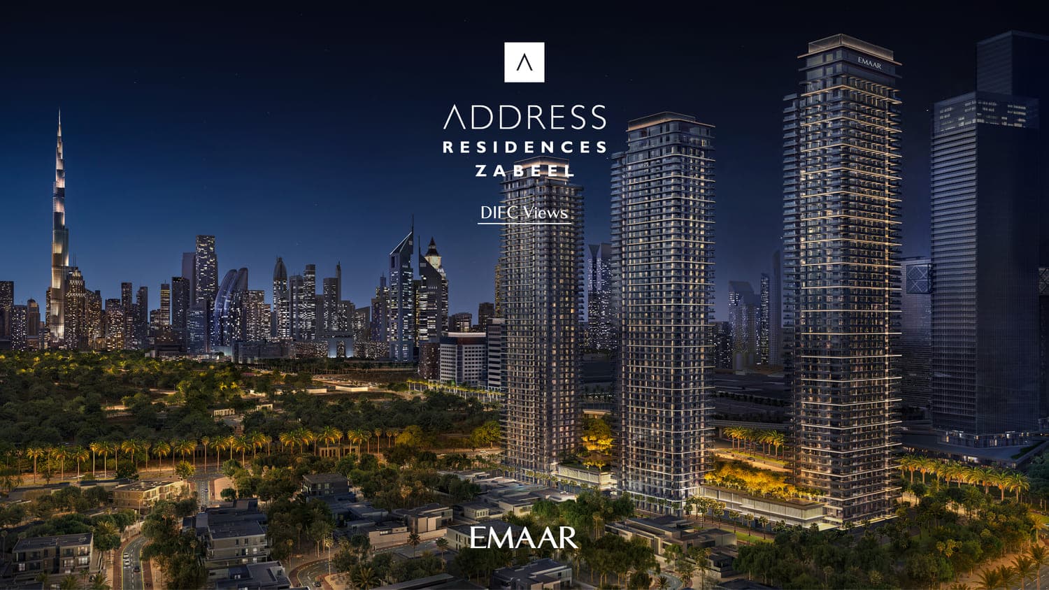 Address Residences Zabeel by Emaar, Zabeel 1&2. Render supplied by developer.