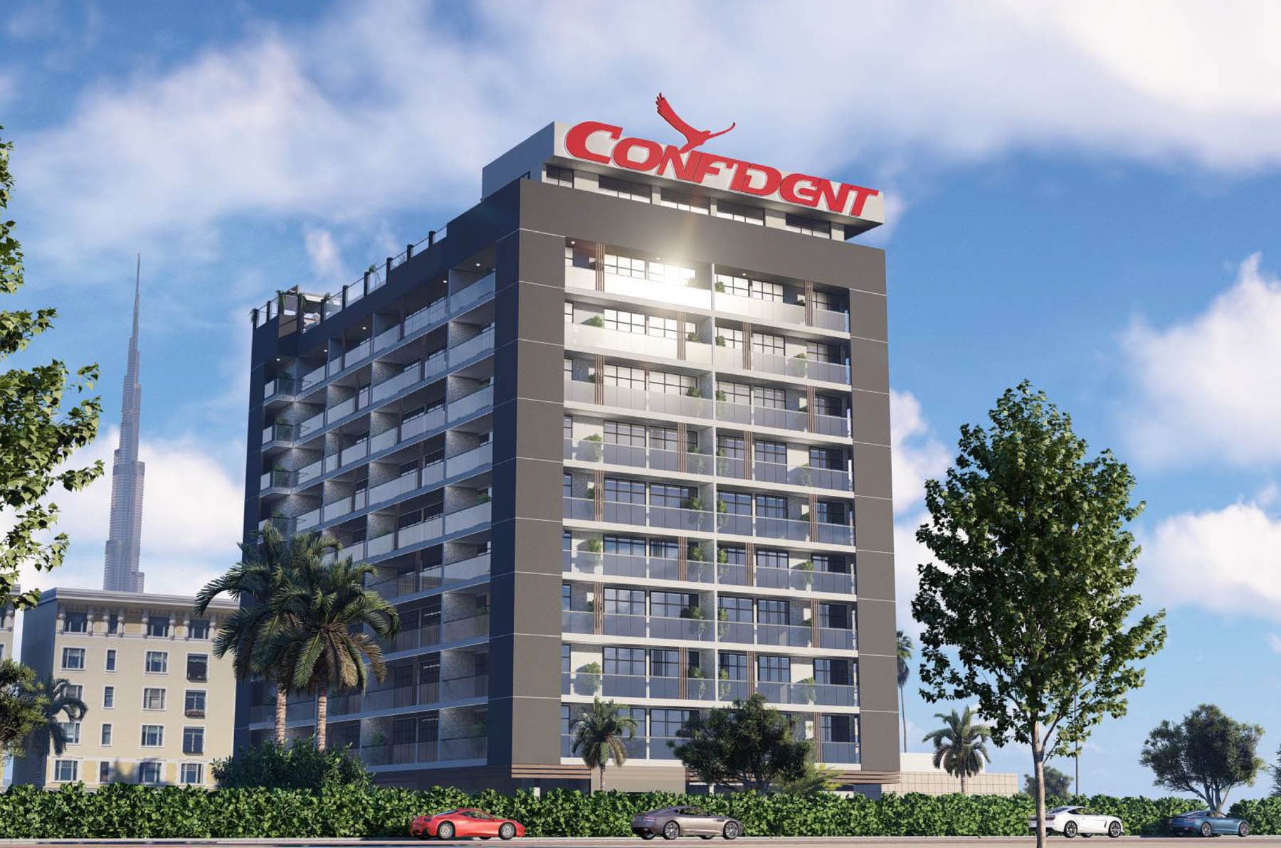 Confident Lancaster, Wadi Al Safa 2. Render supplied by developer.