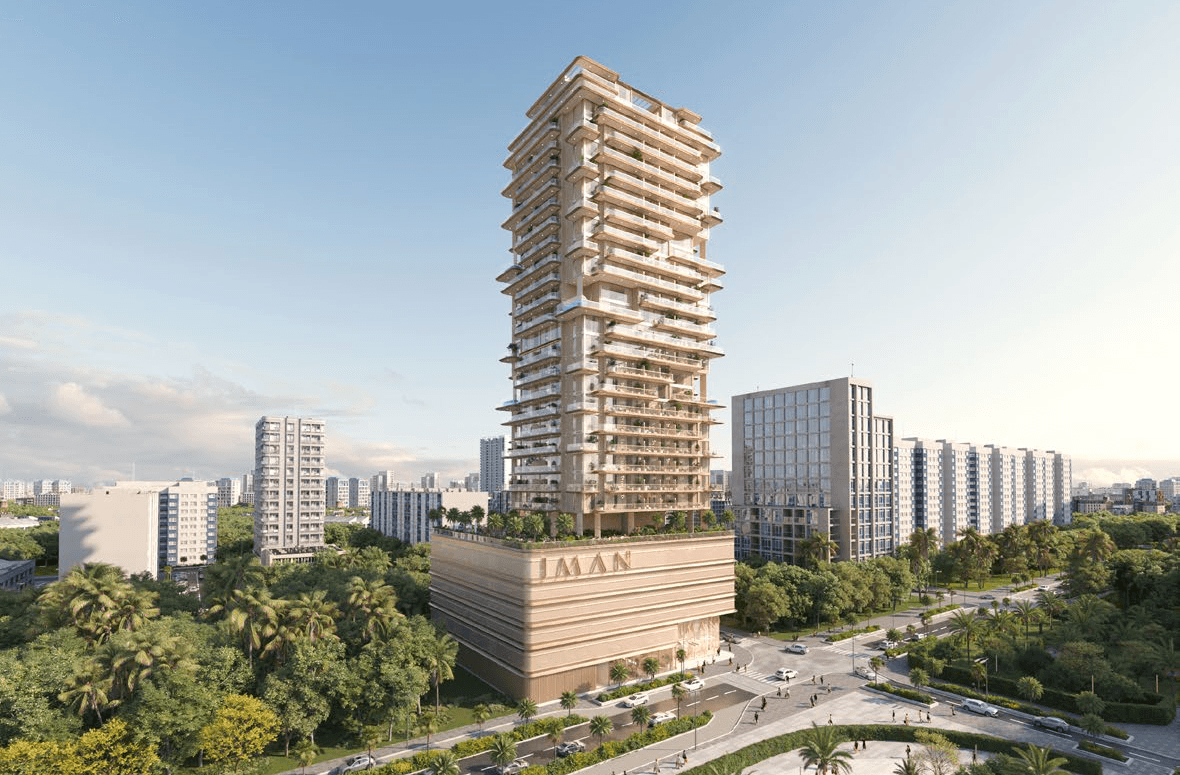 One Park Square by IMAN Developers, JVC (Jumeirah Village Circle). Render supplied by developer.