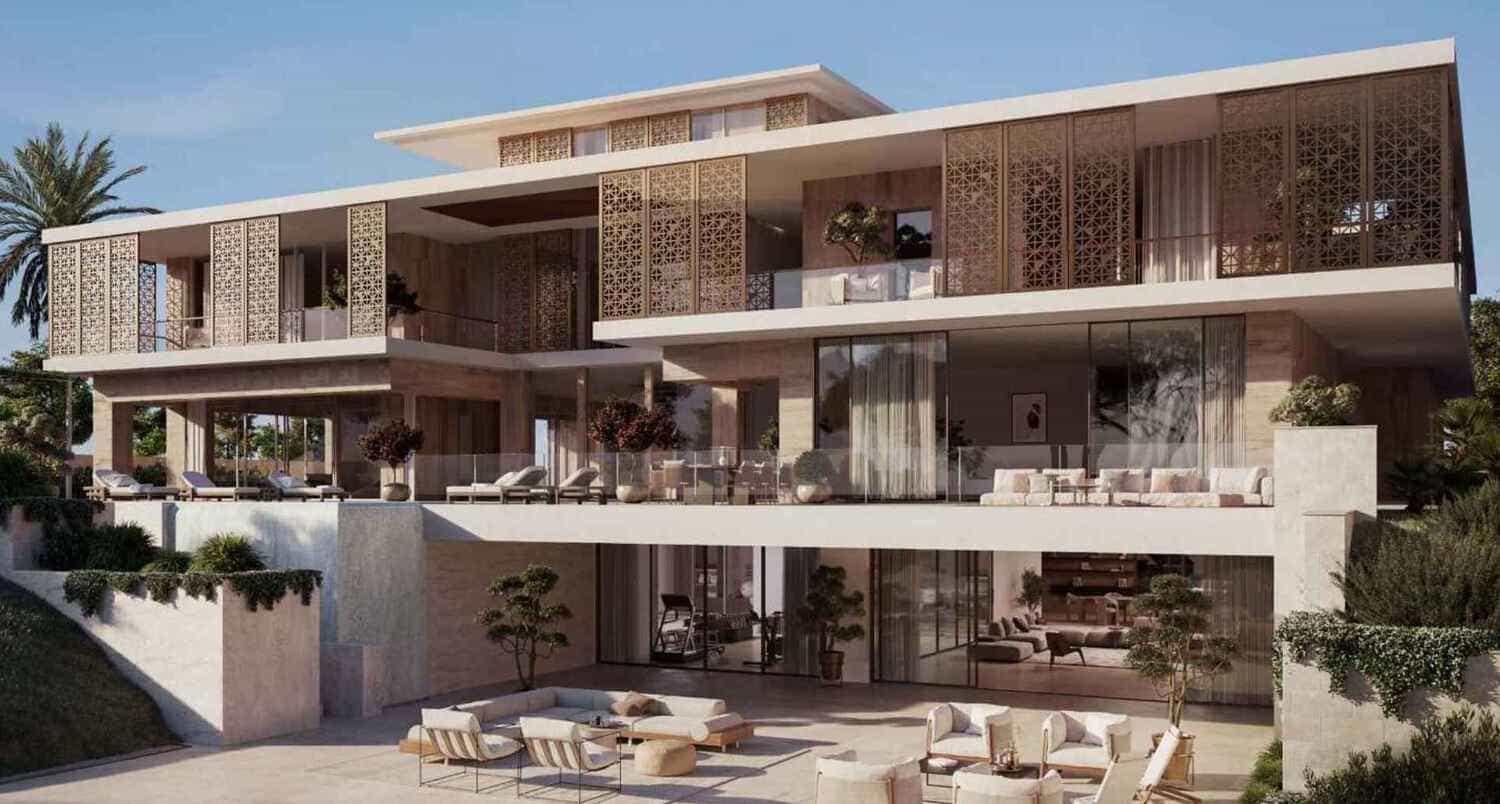 Nawayef Mansions by Modon Properties by Modon in Al Hudayriat Island, render supplied by developer