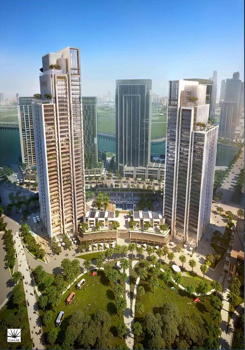 Harbour Gate by Emaar, Dubai Creek Harbour. Render supplied by developer.