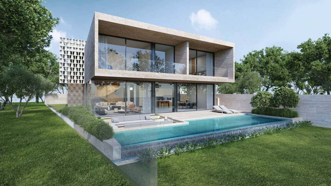 Nawayef East by Modon Properties by Modon in Al Hudayriat Island, render supplied by developer