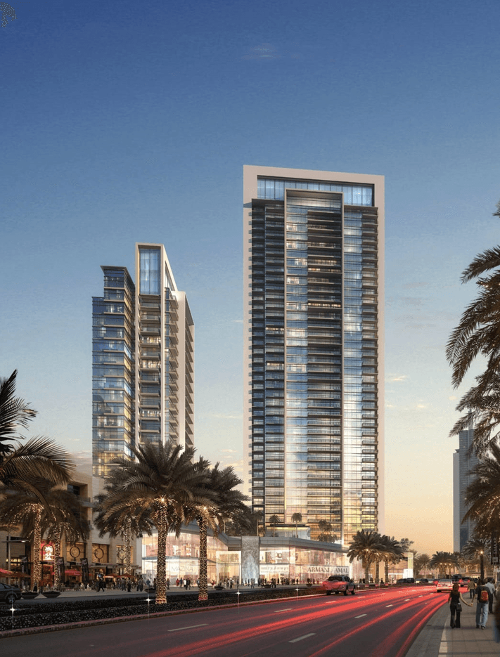 BLVD Crescent by Emaar, Downtown Dubai. Render supplied by developer.