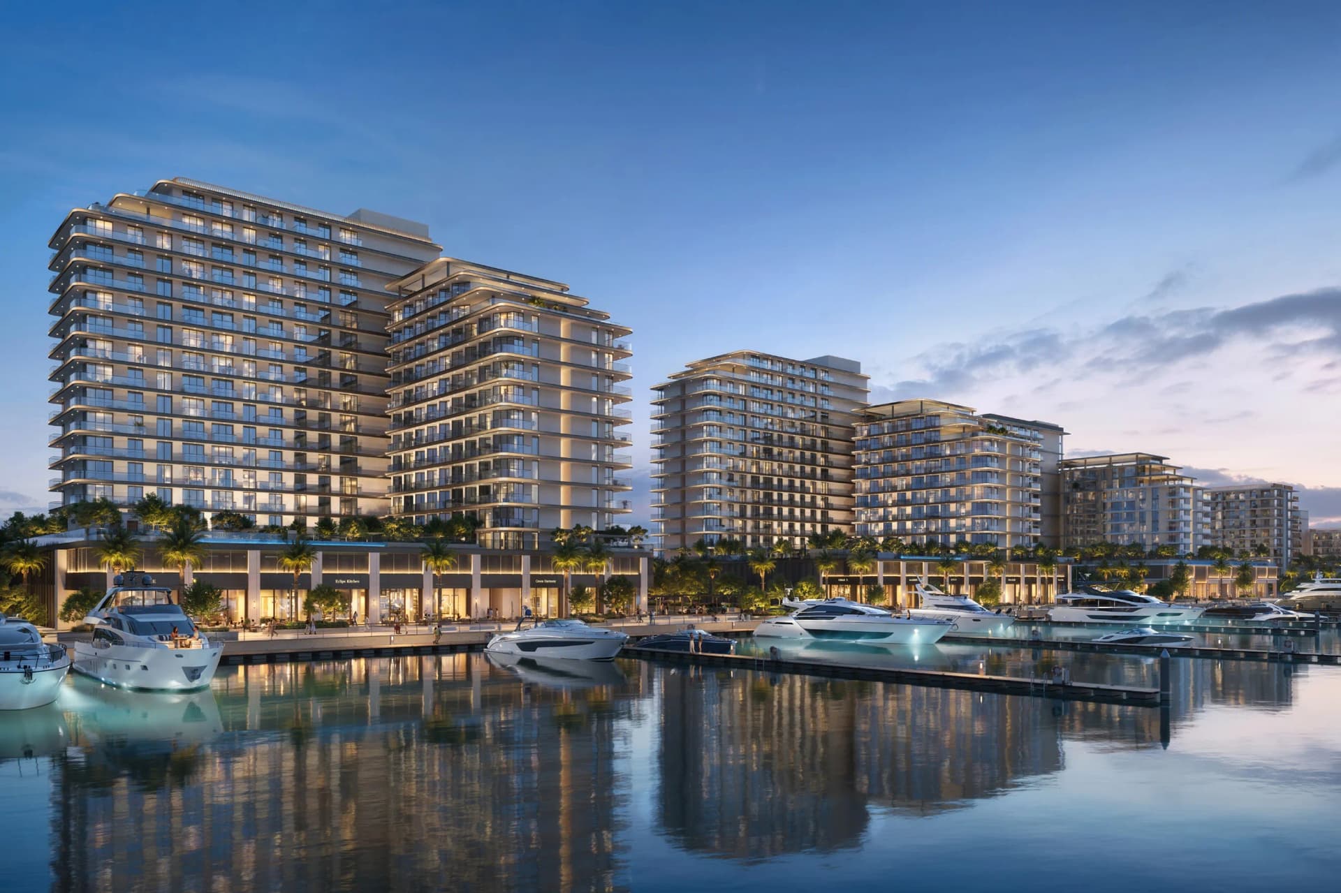 Fior 1 by Emaar, Mina Rashid. Render supplied by developer.