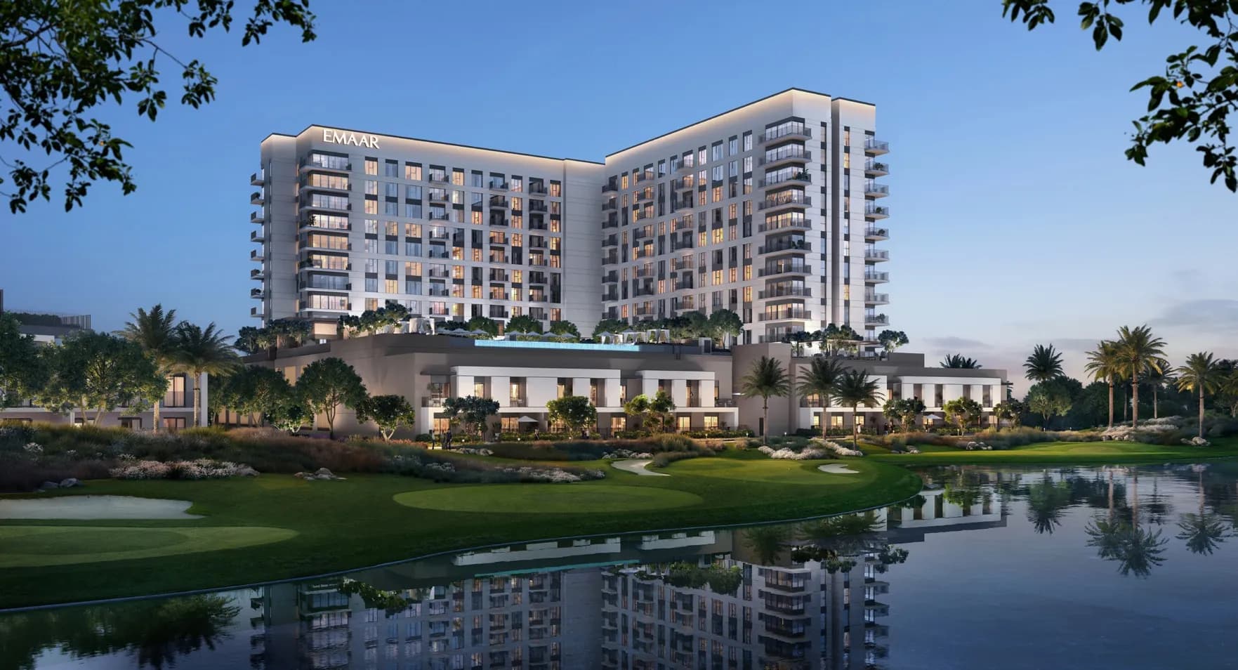 Golf Vale by Emaar, Emaar South. Render supplied by developer.