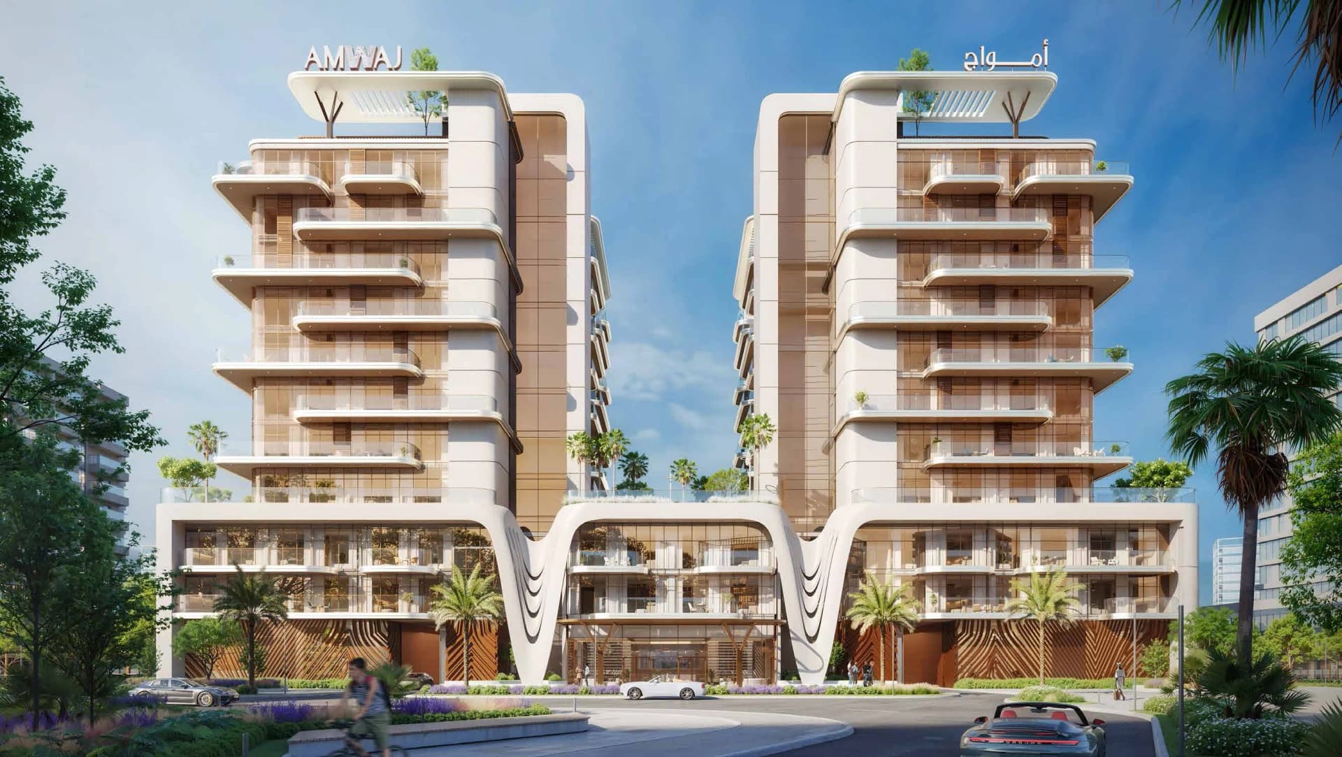 Kaia Residences by AMWAJ Development, Dubai Islands. Render supplied by developer.