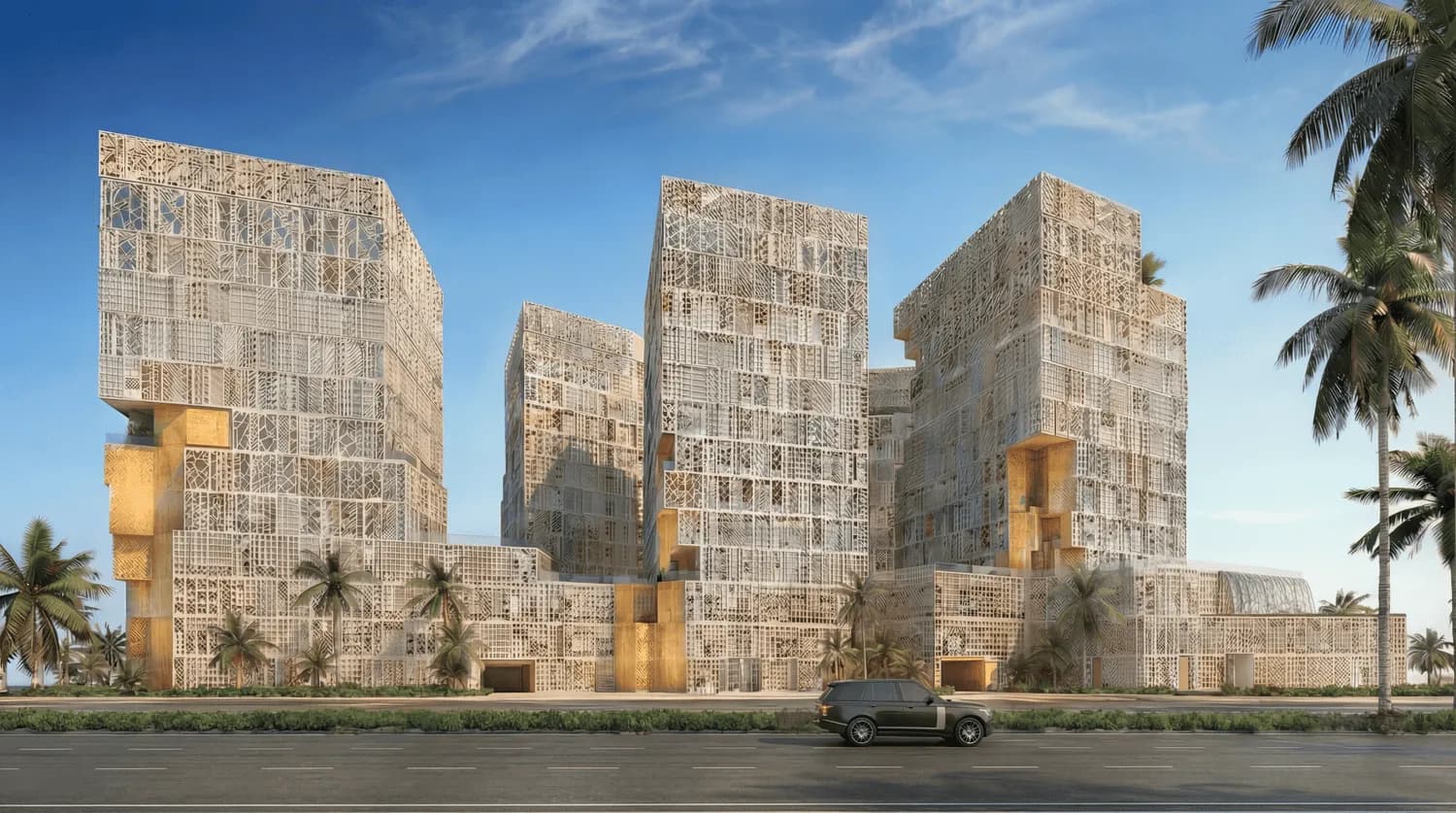 John Richmond Residences by Mira Developments, Jabal Ali First. Render supplied by developer.