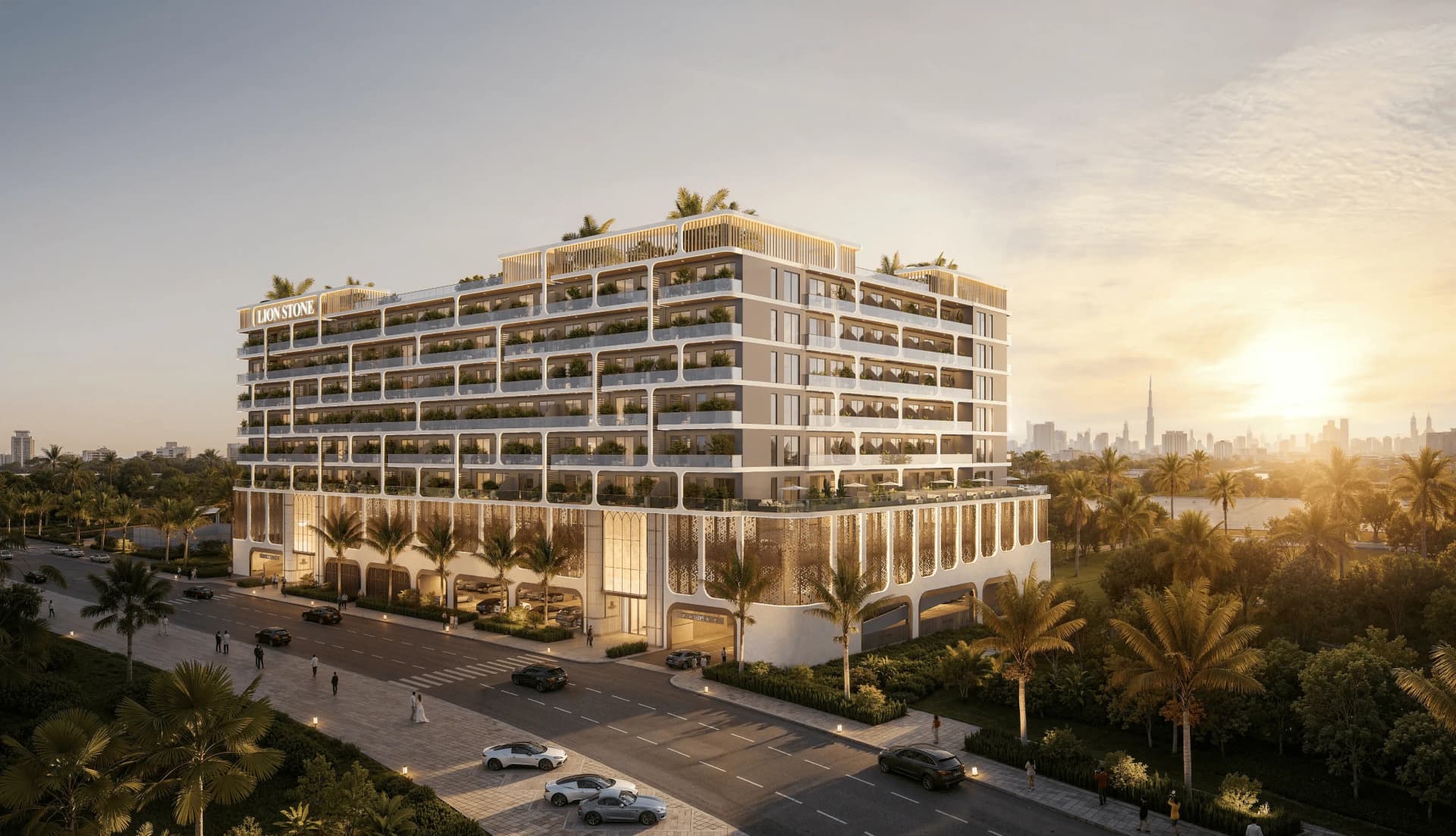 Listone Residence by Lion Stone, Dubai International City. Render supplied by developer.