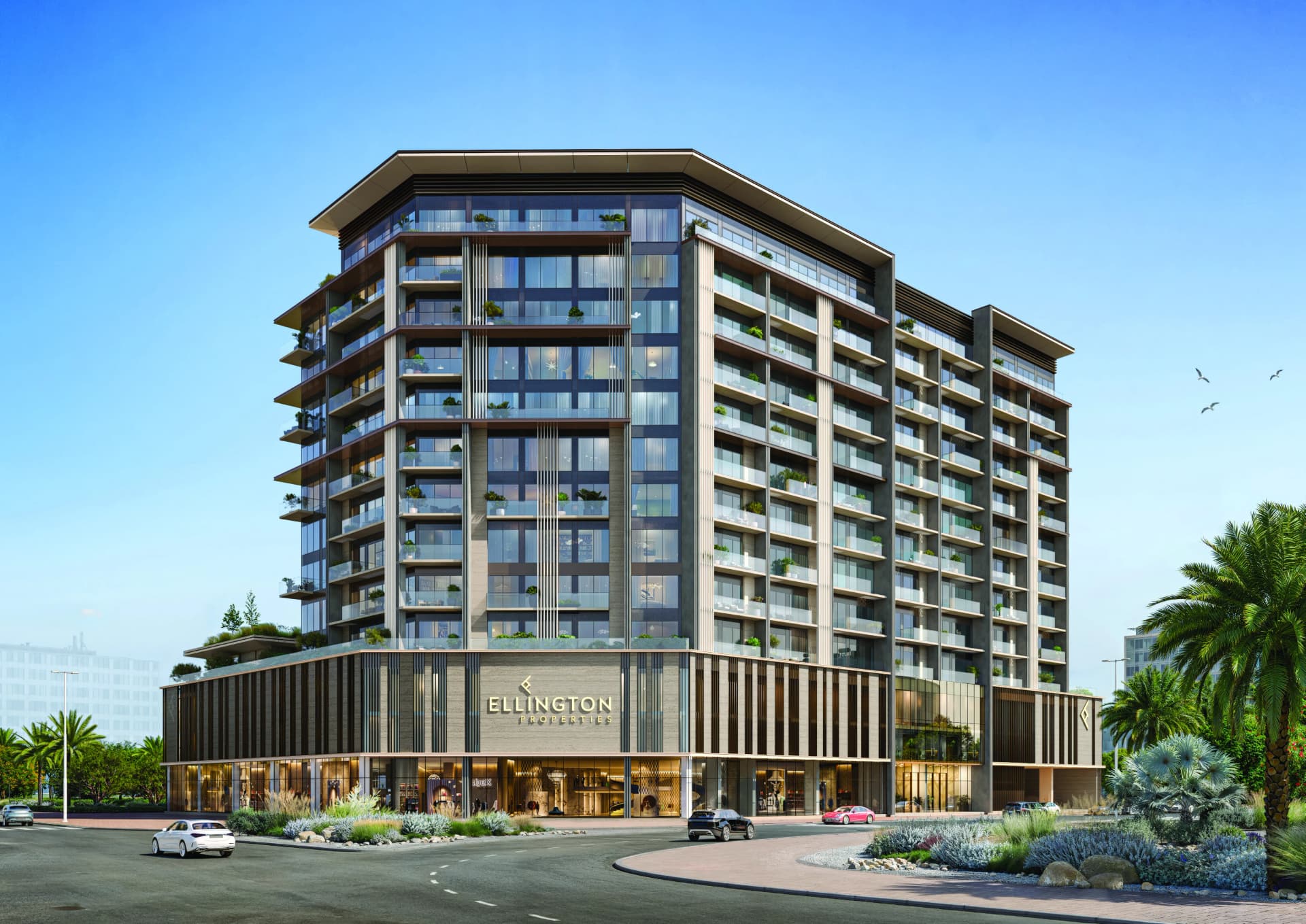 Everly Place by Ellington, Ras Al Khor. Render supplied by developer.