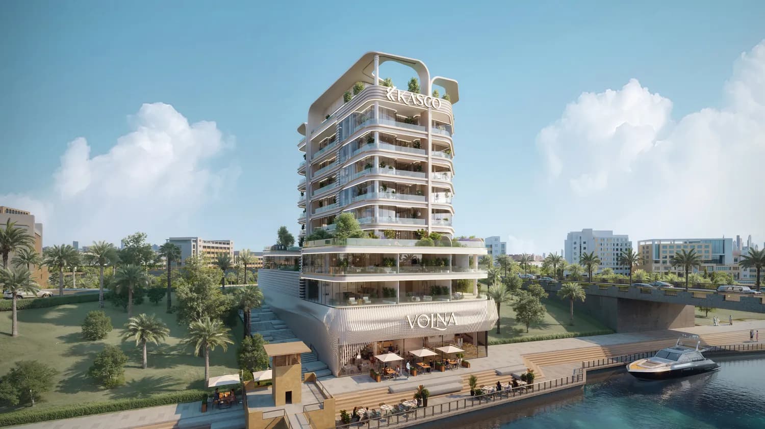 Volna by Kasco by KASCO Developments, Al Jaddaf Waterfront. Render supplied by developer.