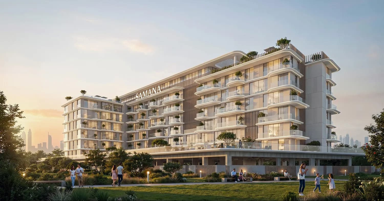Samana South Haven by Samana, Saih Shuaib 2. Render supplied by developer.