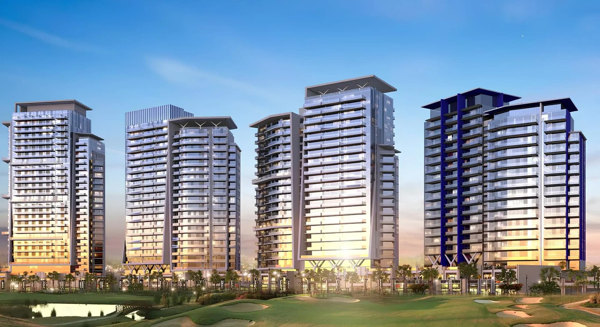 DAMAC Artesia by Damac, Damac Hills. Render supplied by developer.
