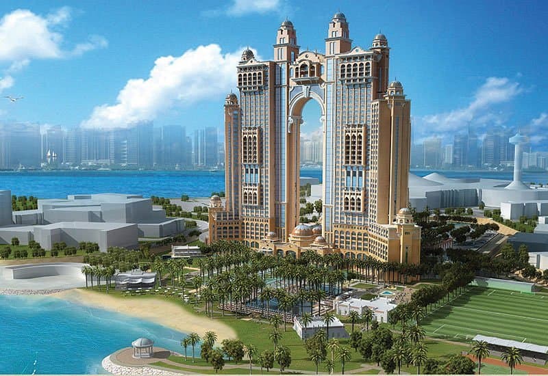 Fairmont Marina Residences by National Investment Corporation, Al Kasir. Render supplied by developer.