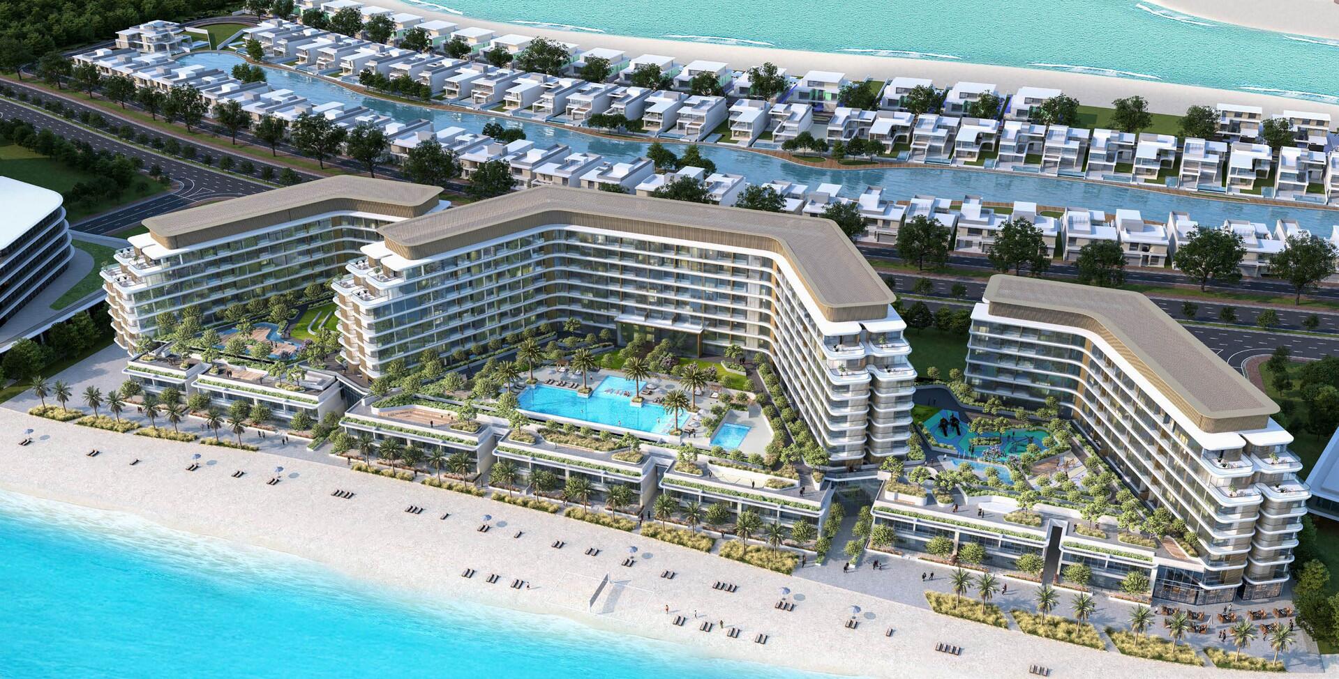 Delphine Beach Residences by Sobha in Siniya Island, render supplied by developer