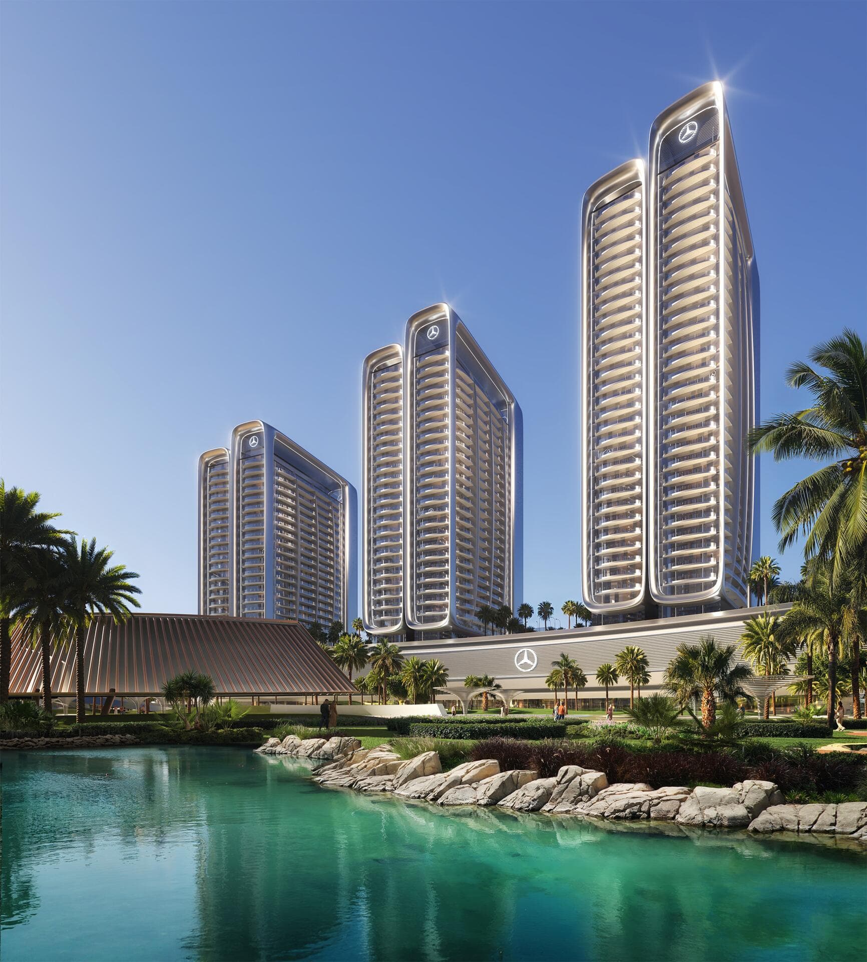 Maybach 6 by Binghatti, Meydan. Render supplied by developer.