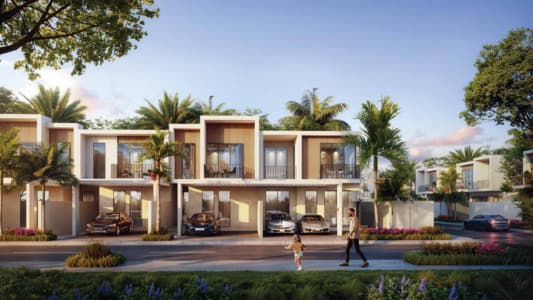 Sukoon Phase IV by SANZEN, Al Tay East. Render supplied by developer.