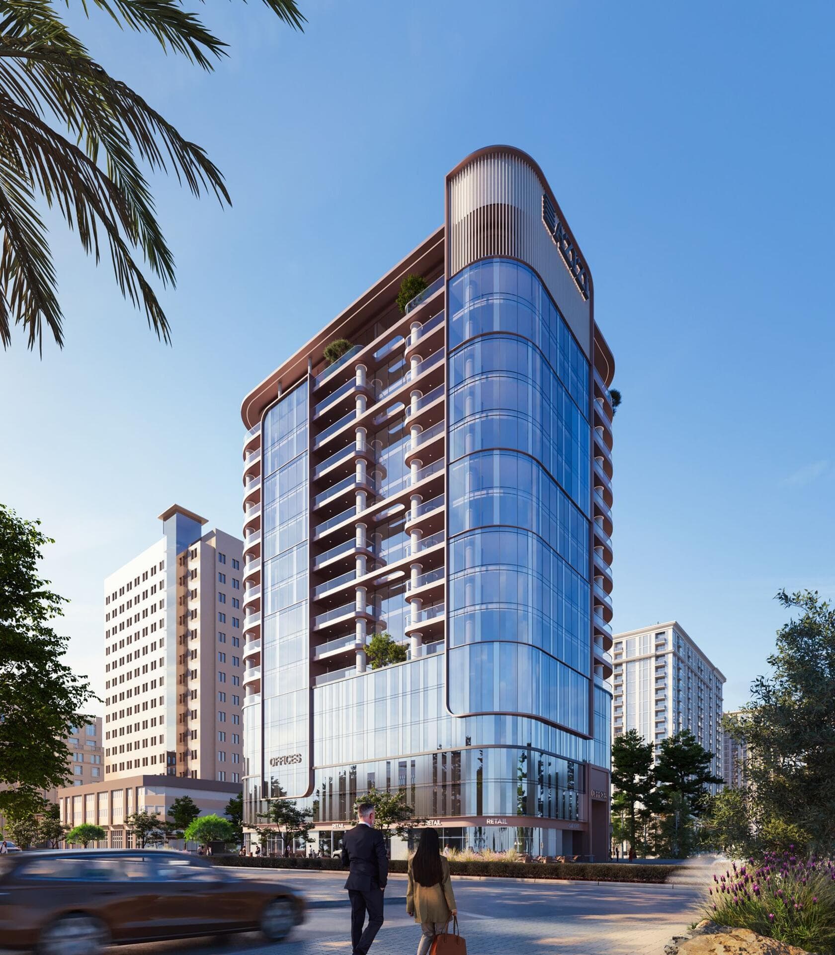 Azizi Emerald by Azizi, Dubai Healthcare City. Render supplied by developer.