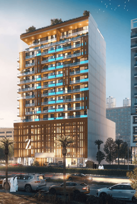 Rose Gold Residences by Zee Development, JVC (Jumeirah Village Circle). Render supplied by developer.
