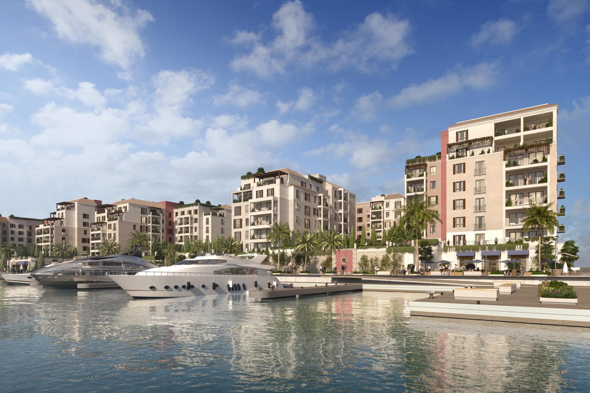 Port De La Mer by Meraas, Port De La Mer. Render supplied by developer.