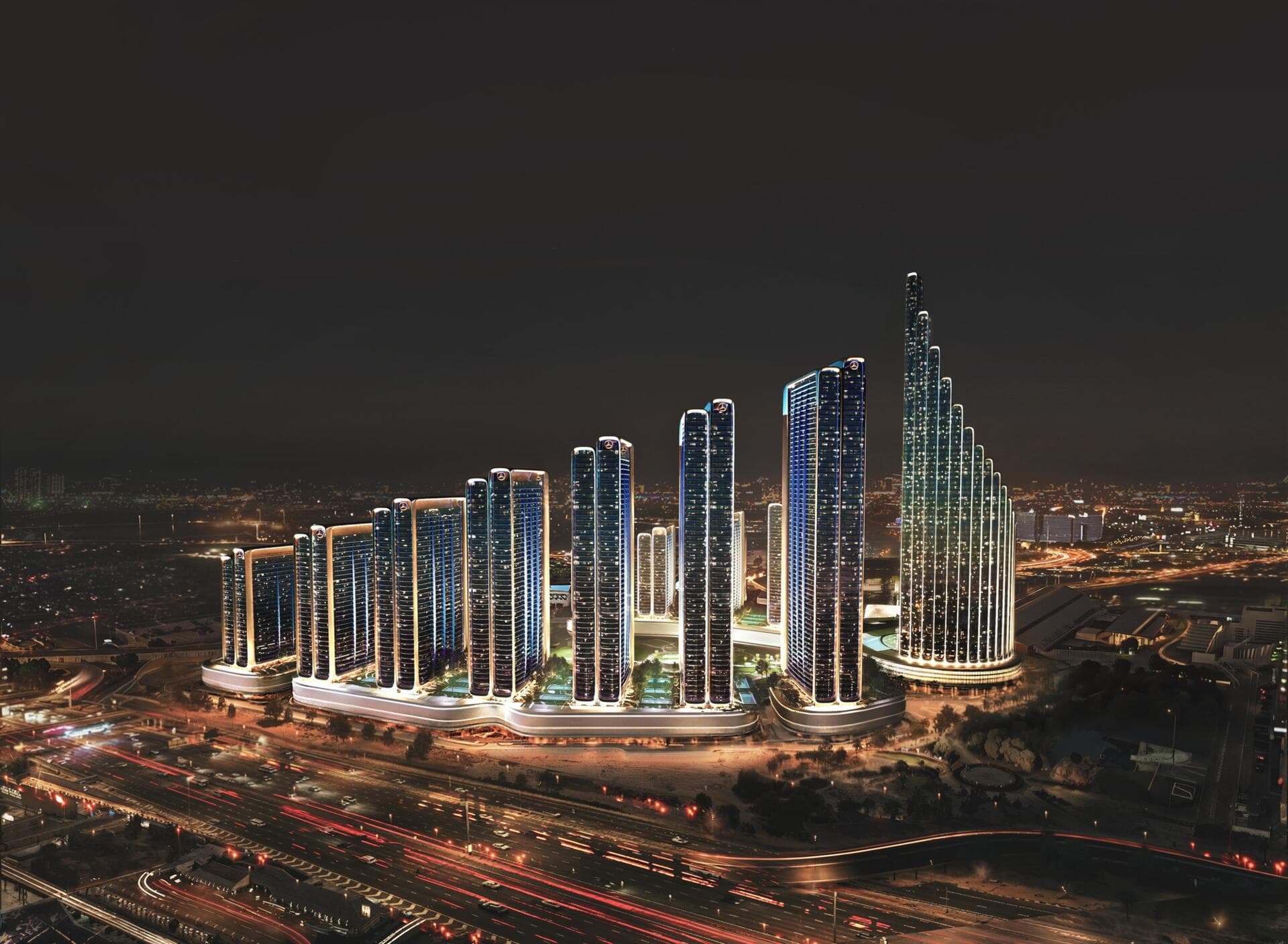 Project Maybach by Binghatti, Meydan. Render supplied by developer.