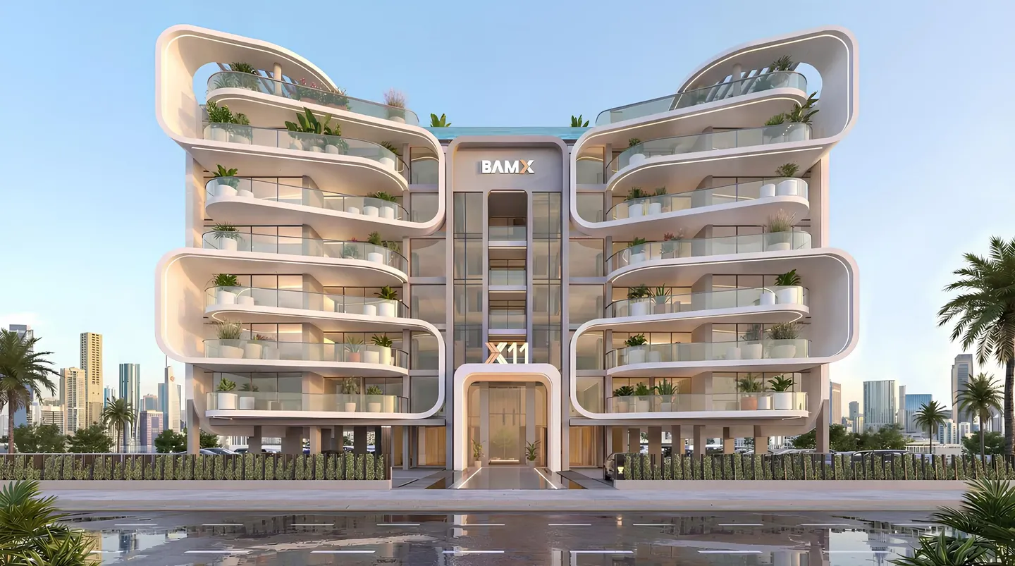 X11 by BAMX Development, Dubai South. Render supplied by developer.