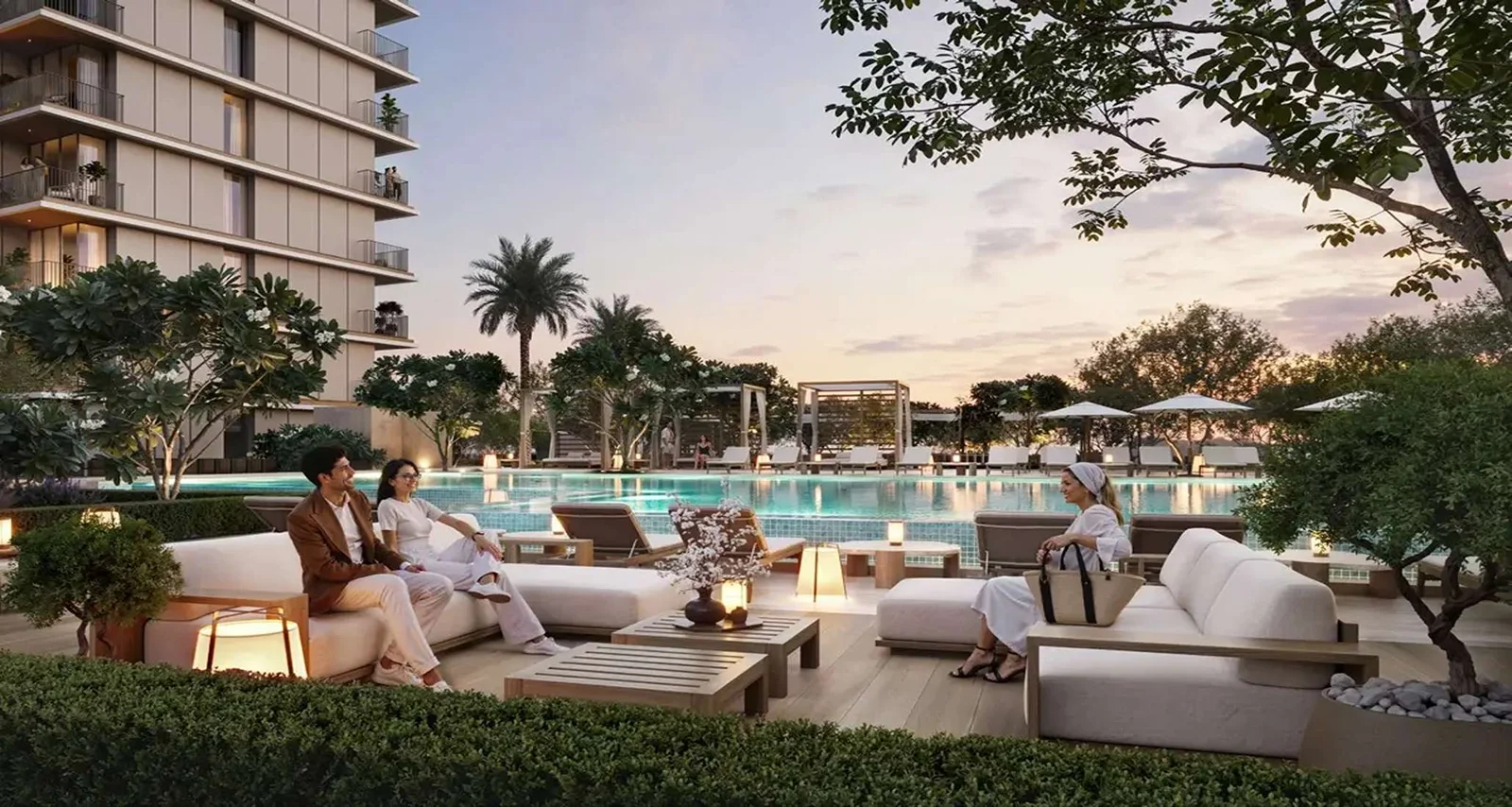 Dubai Creek Gardens by Global Partners, Al Jaddaf. Render supplied by developer.