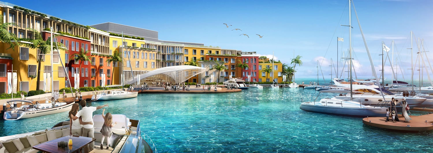 The Heart of Europe - Portofino by The Heart of Europe, World of Islands. Render supplied by developer.