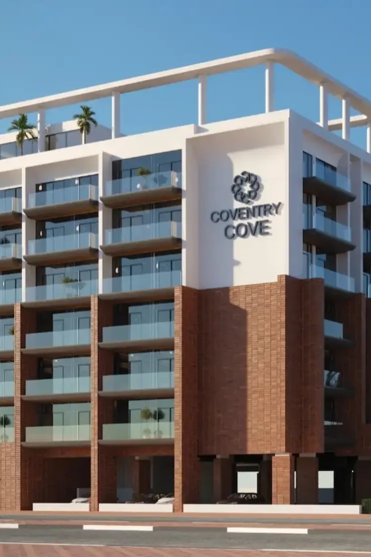 Coventry Cove by GFS Developments, Dubai Industrial City. Render supplied by developer.