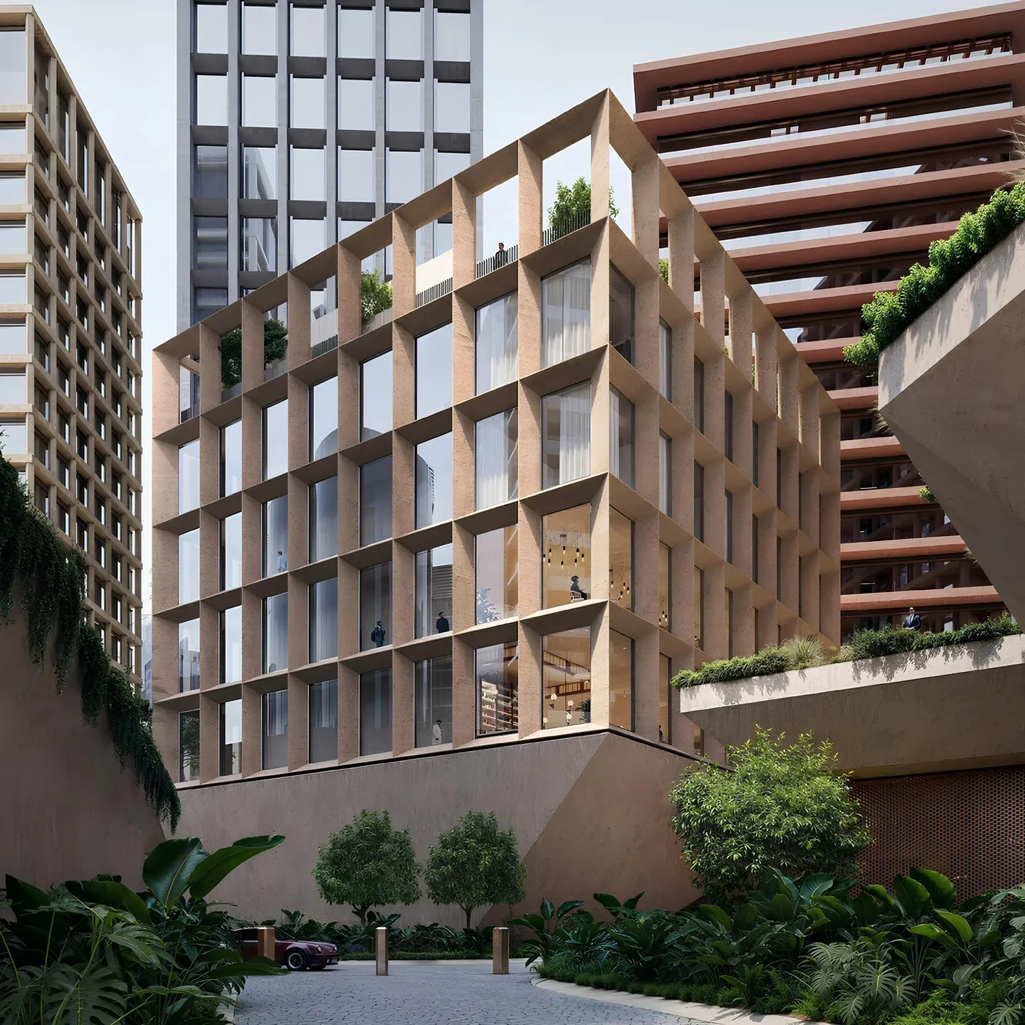 Bearau Lamar Commercial Tower, Business Bay. Render supplied by developer.