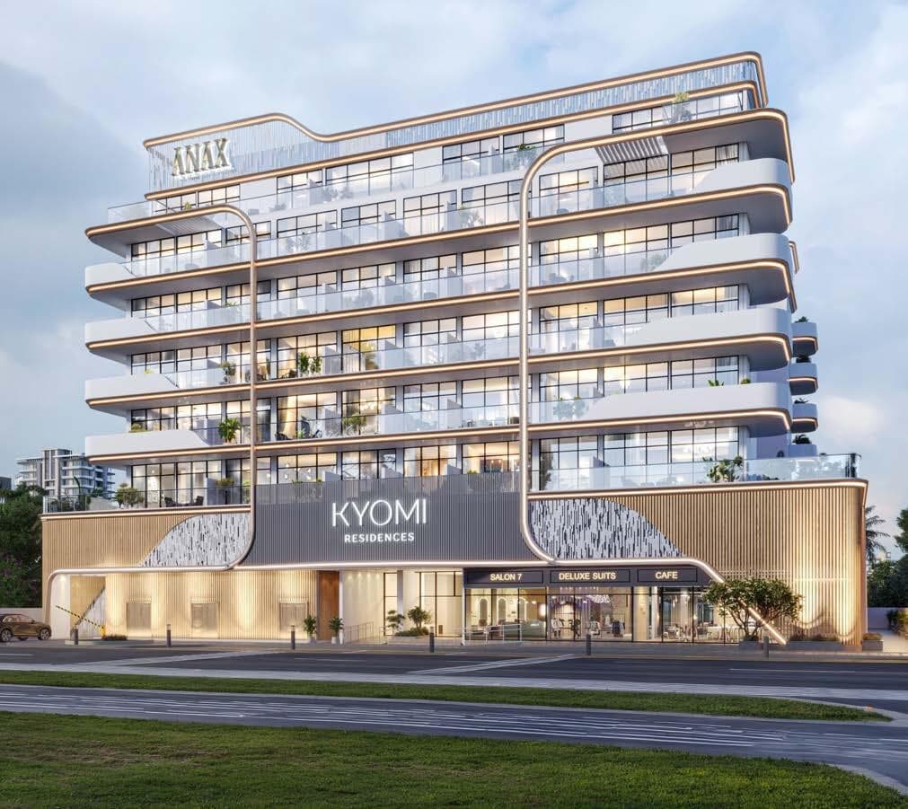Kyomi Residence by ANAX Developments, Dubai International City. Render supplied by developer.