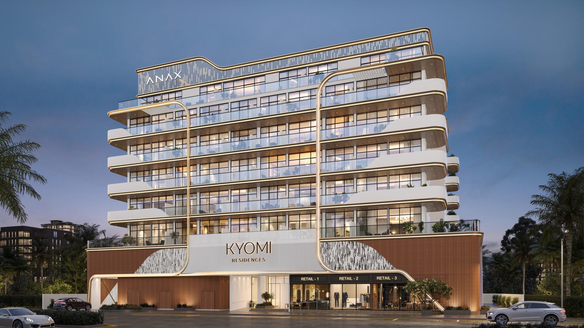Kyomi Residence by ANAX Developments, Dubai International City. Render supplied by developer.