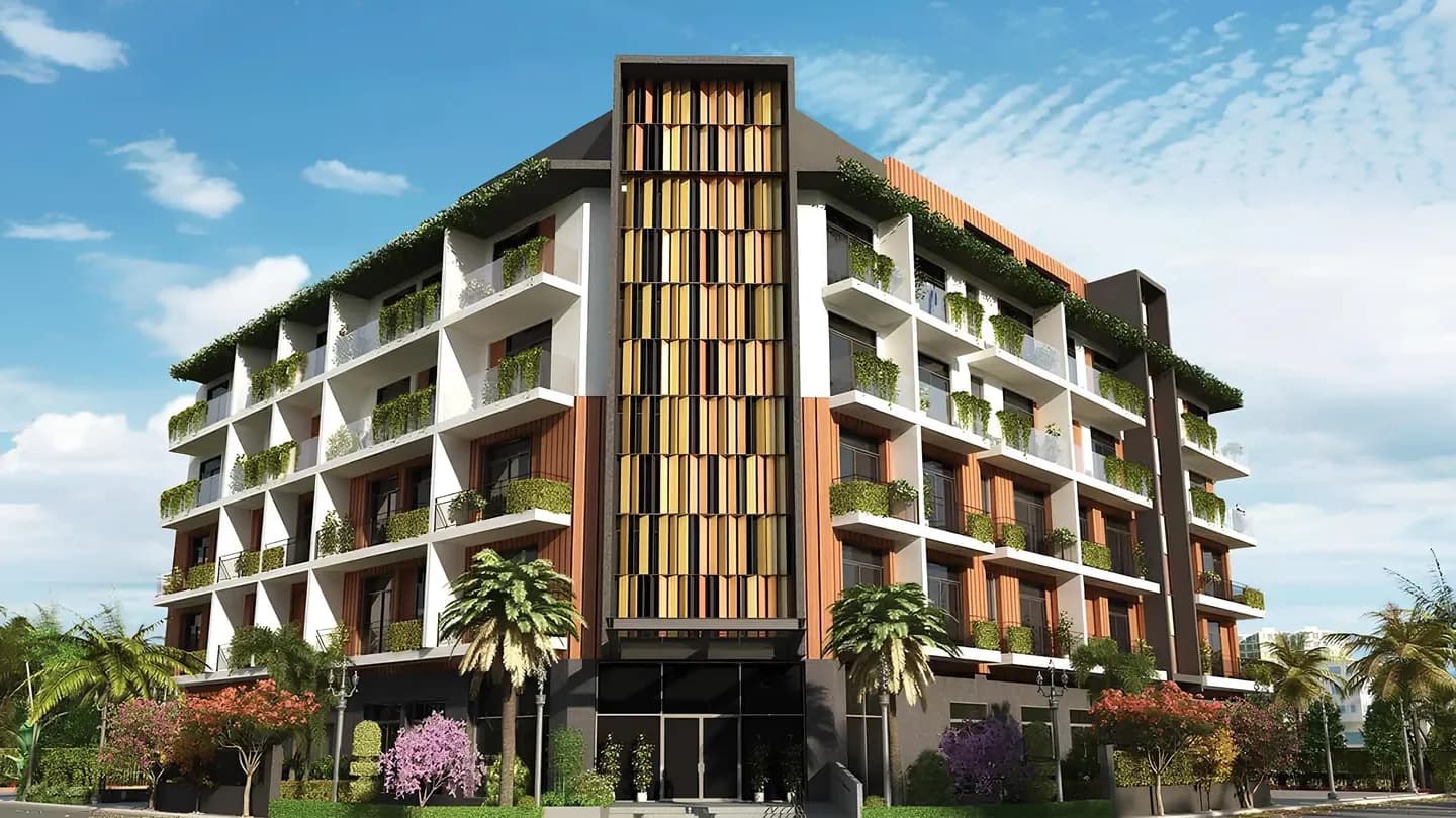 Orchid Residence 1 by Orchid Living Real Estate, Dubai South. Render supplied by developer.