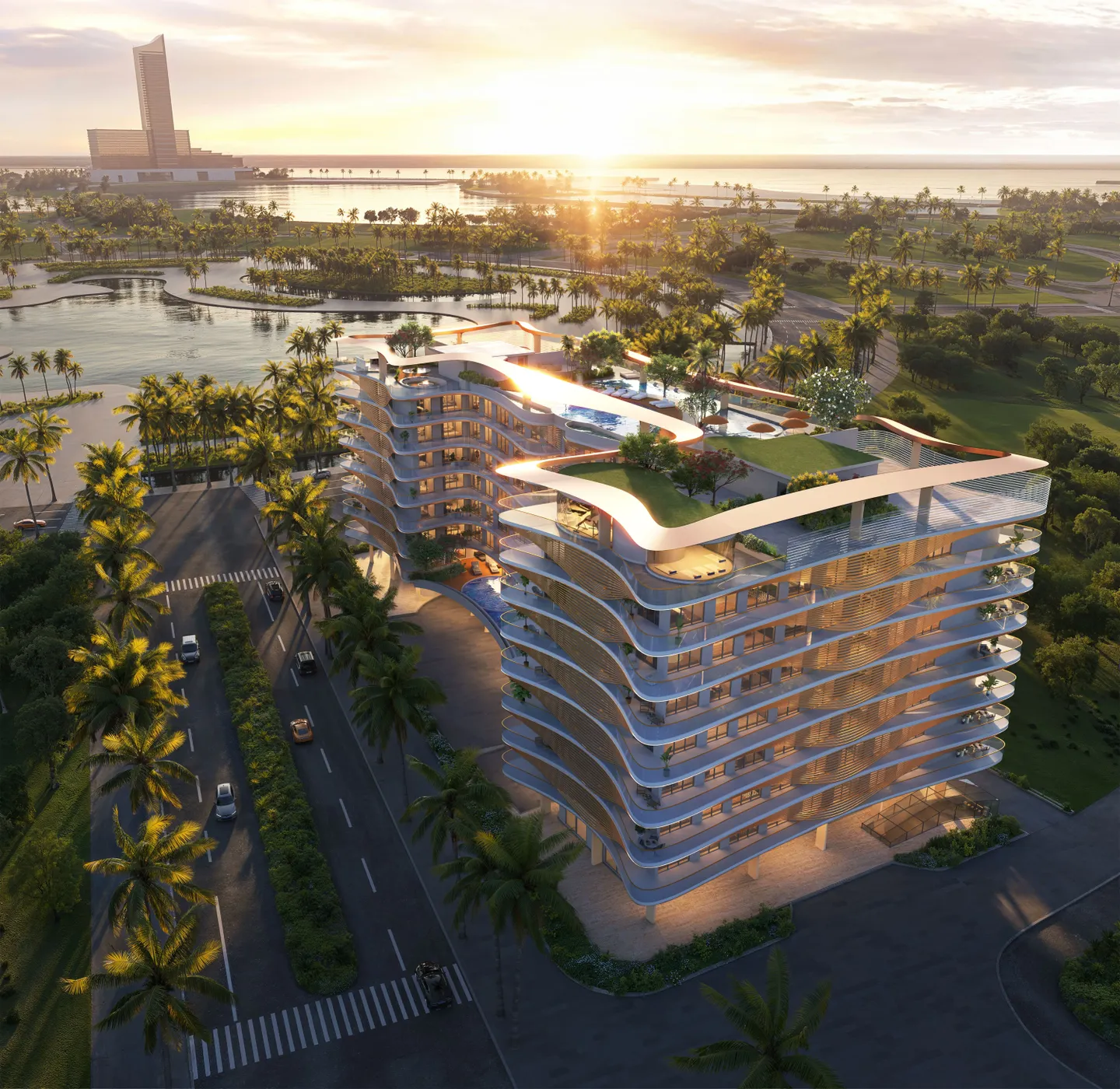 Jacob & Co Residences by Mantra by Mantra Properties, Al Marjan Island. Render supplied by developer.
