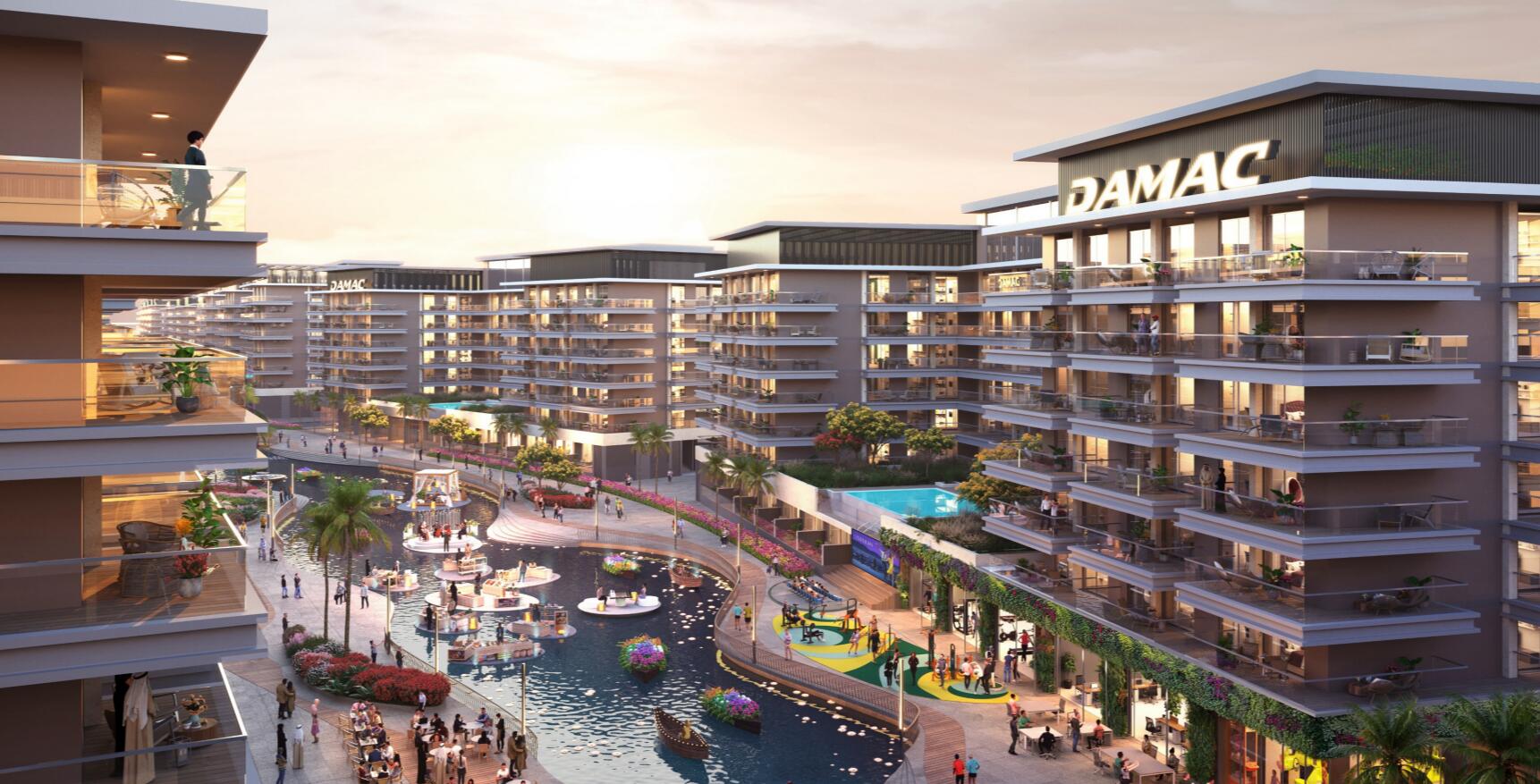 Riverside Views Royal 2 by Damac, Damac Riverside. Render supplied by developer.