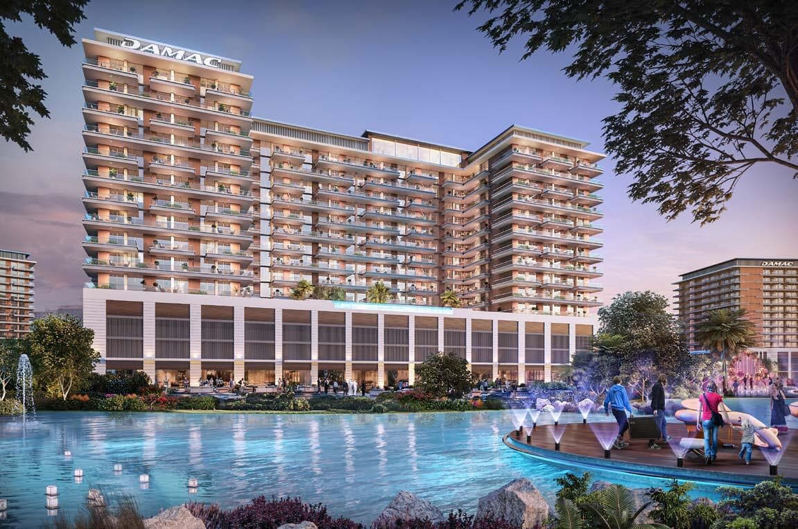 Riverside Views Indigo 2 by Damac, Damac Riverside. Render supplied by developer.
