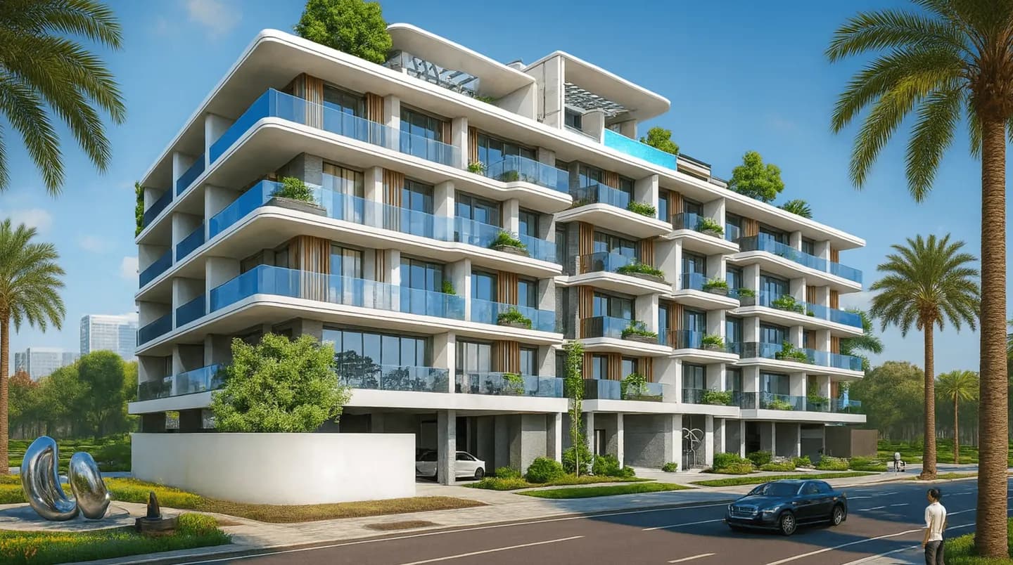 Galleria Residences by Evera Development, Dubai South. Render supplied by developer.
