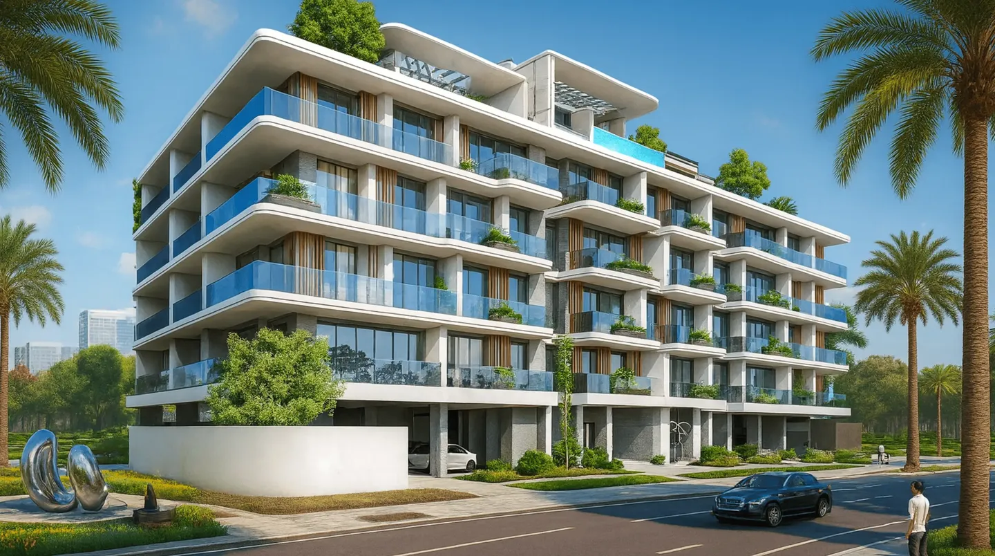 Galleria Residences by Evera Development, Dubai South. Render supplied by developer.