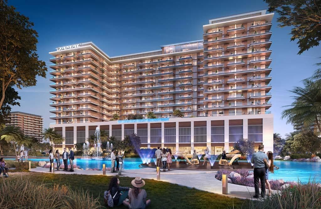 Riverside Views Capri 2 by Damac, Damac Riverside. Render supplied by developer.