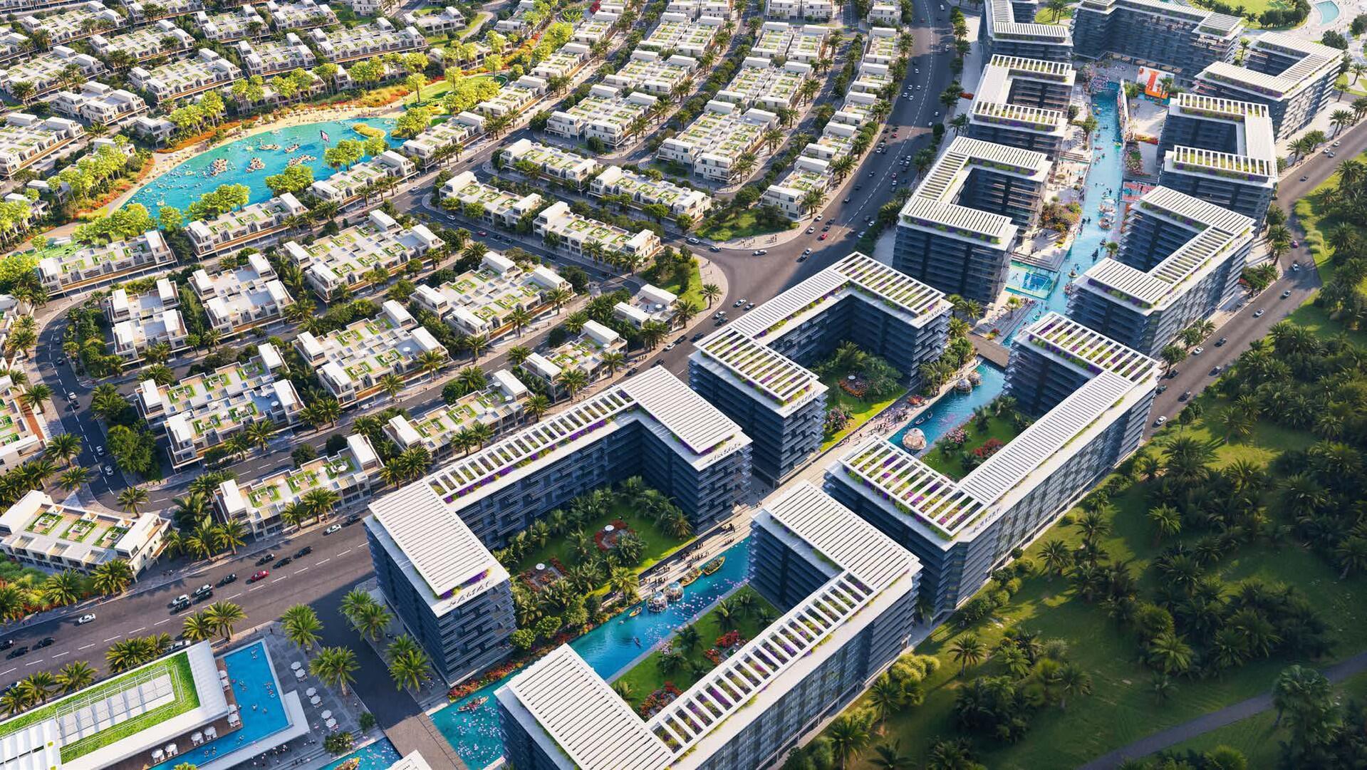 Riverside Views Capri 2 by Damac, Damac Riverside. Render supplied by developer.