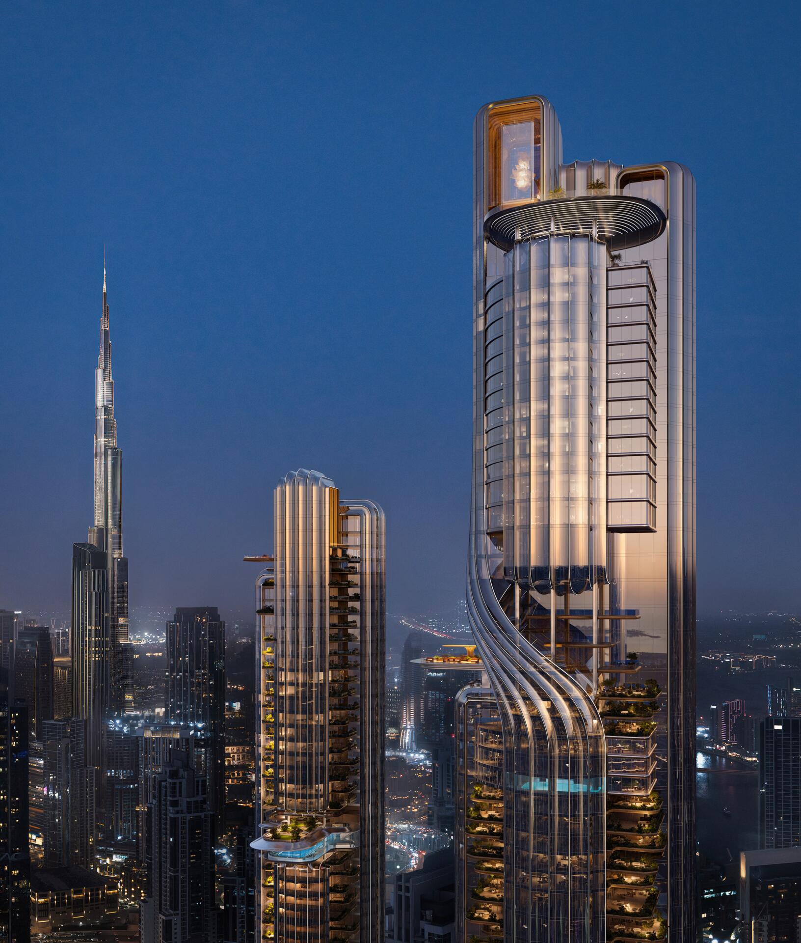 Lumena Alta by Omniyat Properties in Business Bay, render supplied by developer