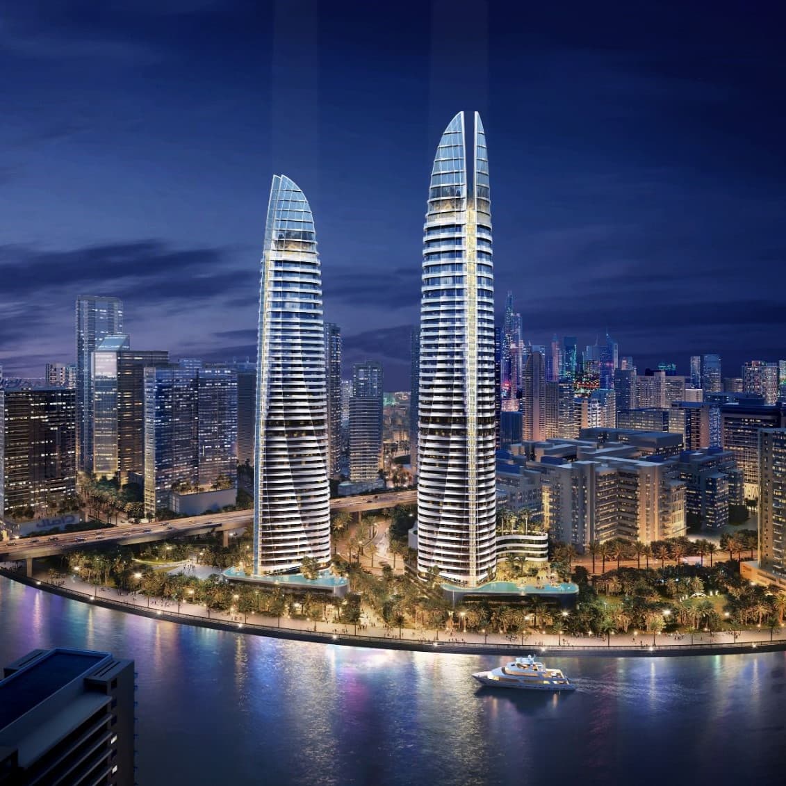 Canal Heights 2 by Damac, Business Bay. Render supplied by developer.