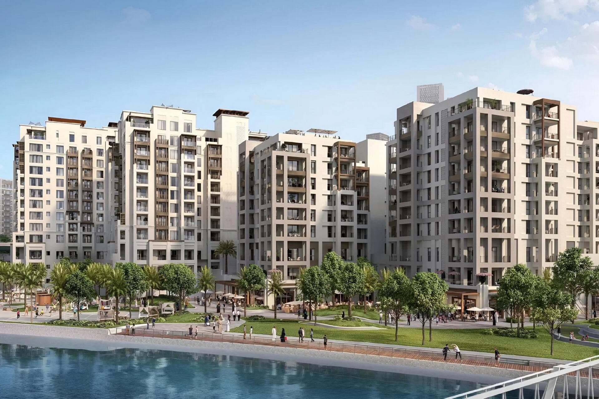 Moor by Emaar, Dubai Creek Harbour. Render supplied by developer.