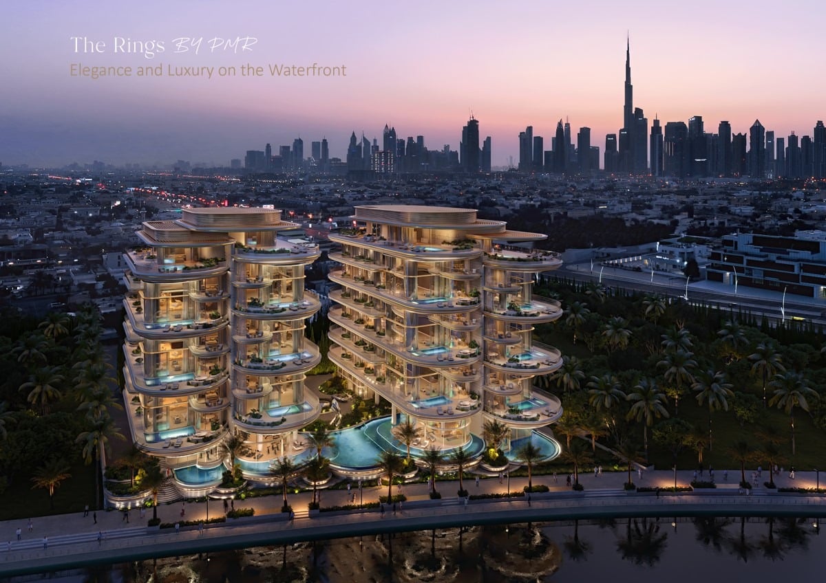 The Rings by PMR Property, Jumeirah Second. Render supplied by developer.