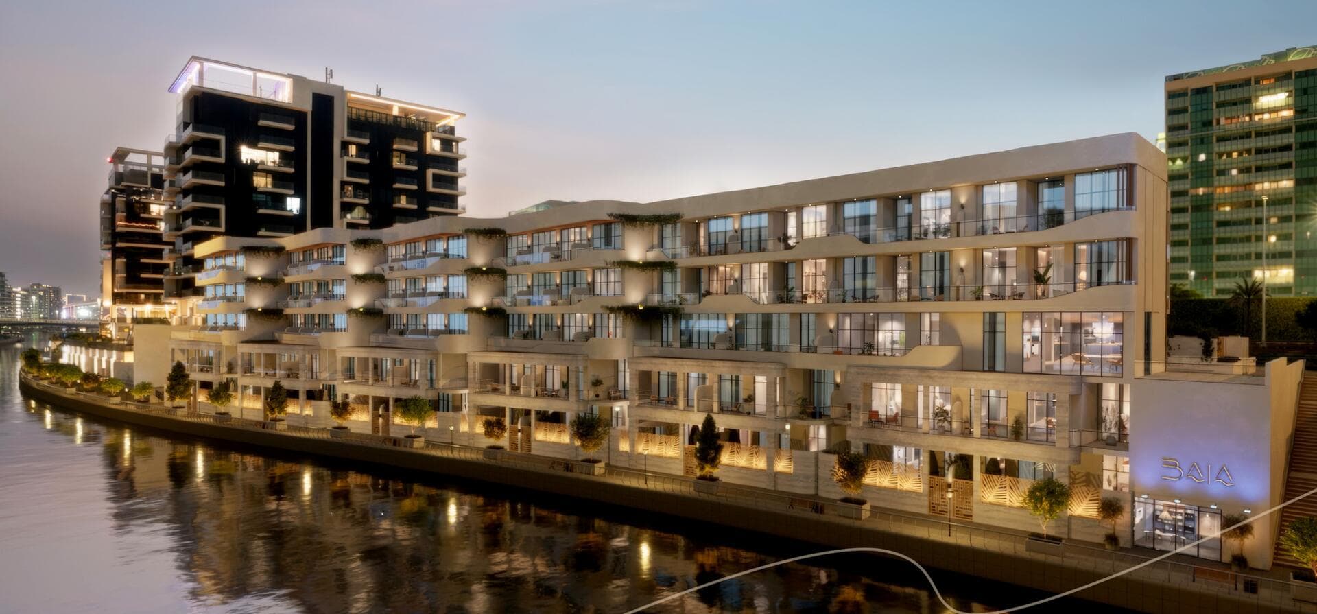 Baia by Reportage, Al Rahah. Render supplied by developer.