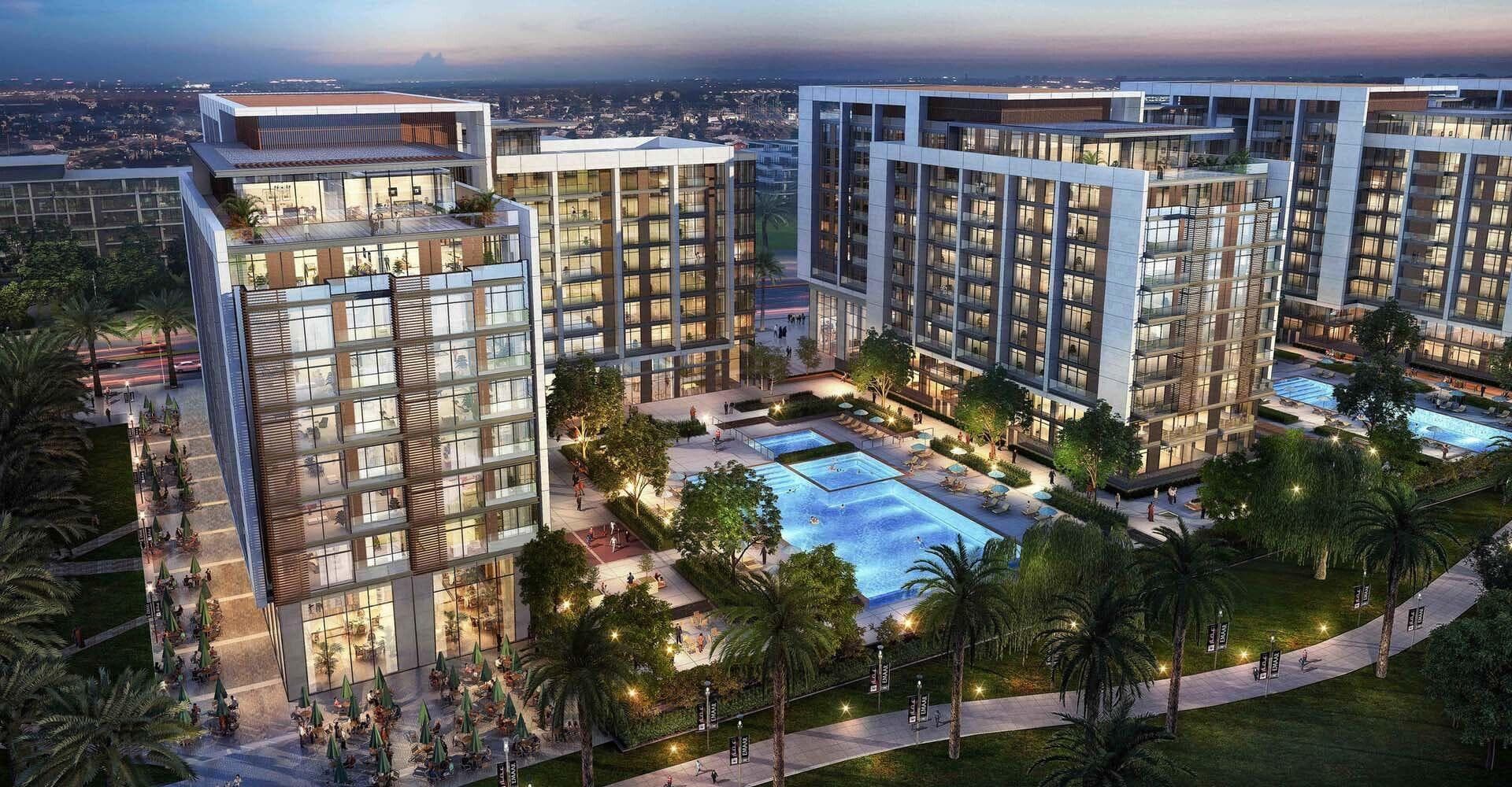 Acacia Park Heights by Emaar, Dubai Hills. Render supplied by developer.