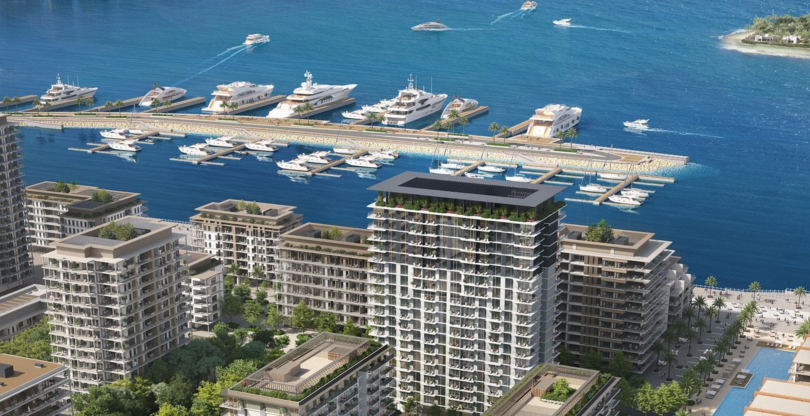 Seascape by Emaar, Mina Rashid. Render supplied by developer.