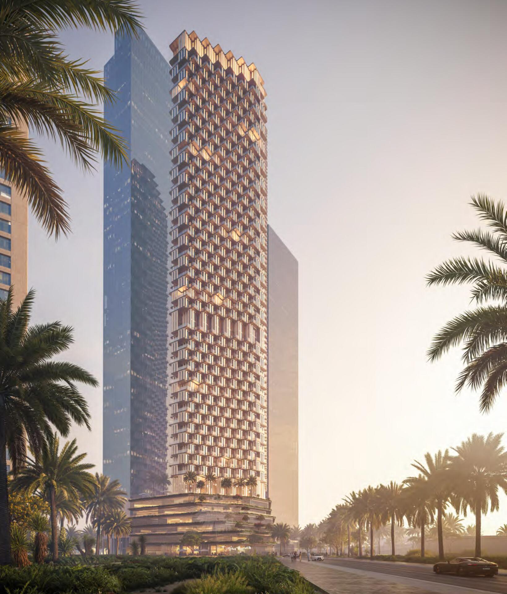 One B Tower by Wasl in Business Bay, render supplied by developer