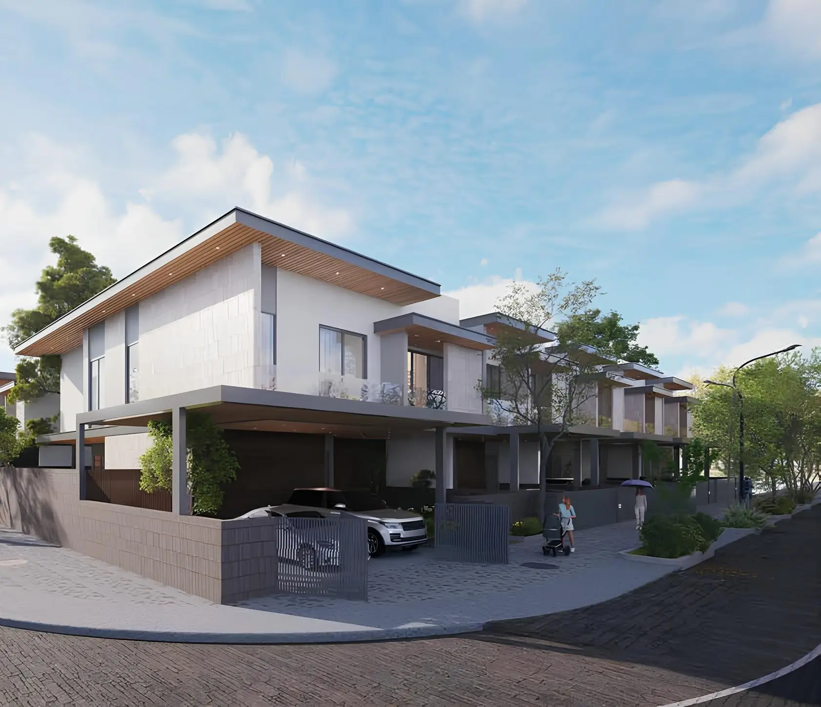 Pinewood Estate Homes by Wasl, me'aisem first. Render supplied by developer.