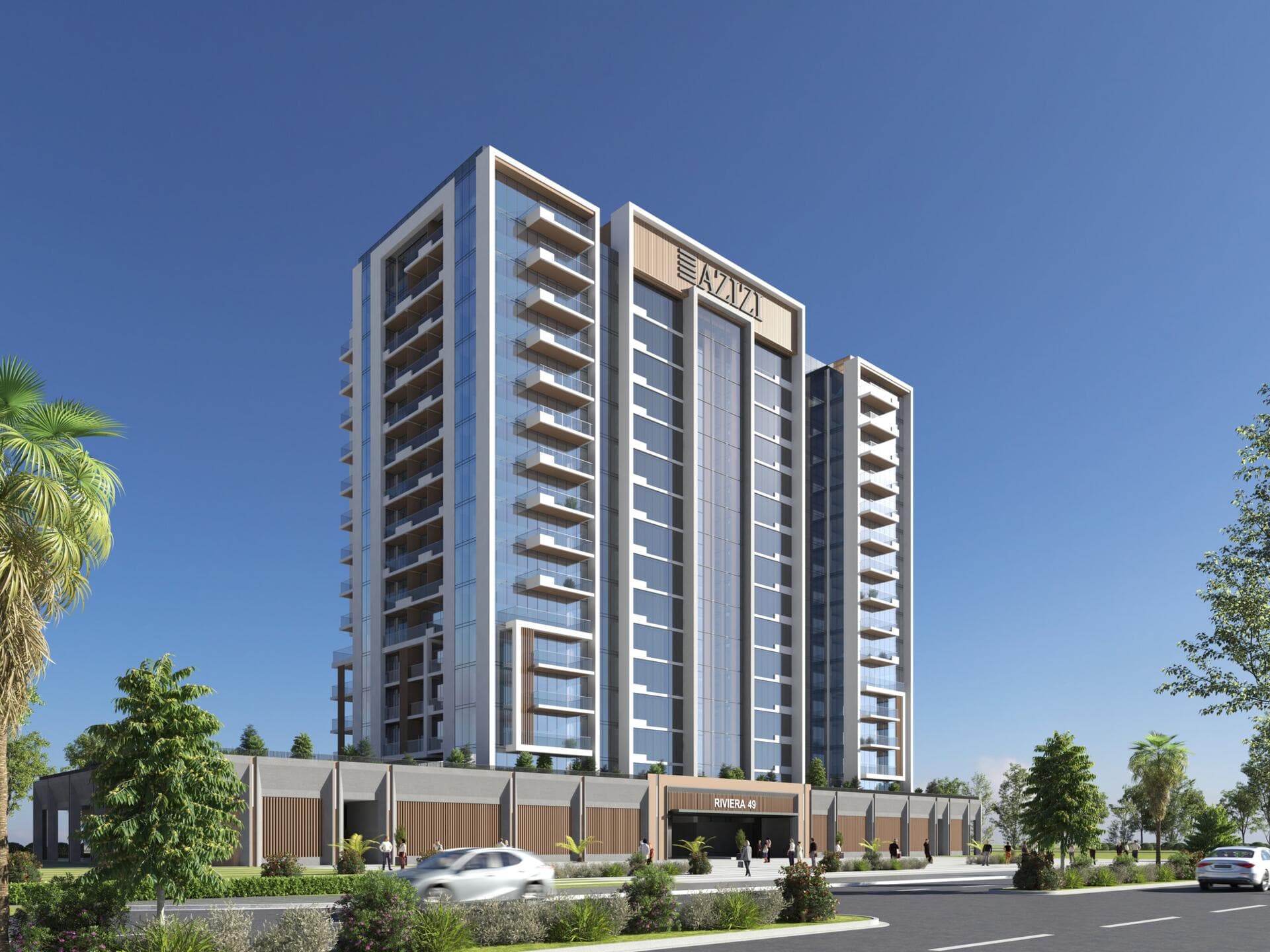 Riviera 49 by Azizi, Meydan. Render supplied by developer.