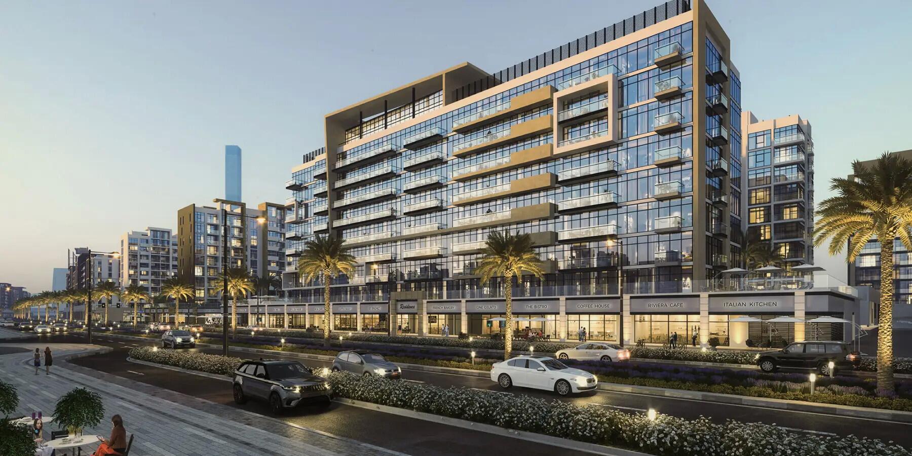 Riviera 68 by Azizi, Meydan. Render supplied by developer.